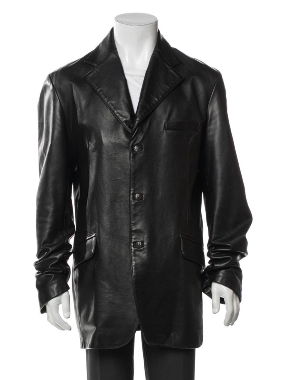 Chrome Hearts Collectors Black Leather Jacket!